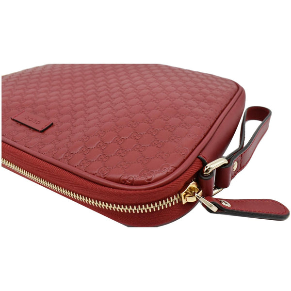 Gucci Microguccissima Leather Clutch Bag - zip round view