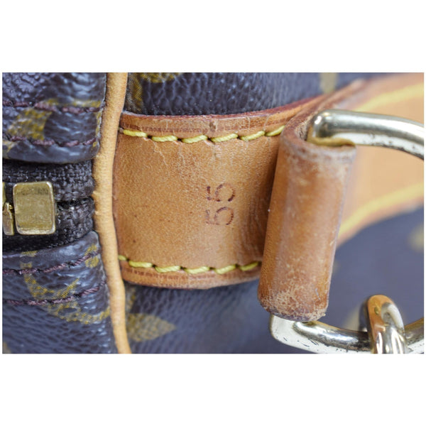 LOUIS VUITTON Keepall Bandouliere 55 Monogram Canvas Travel Bag Brown