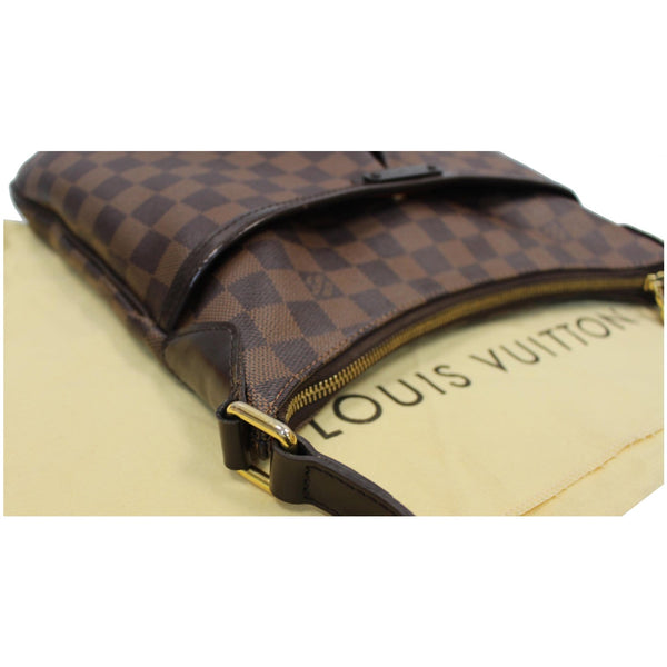 Louis Vuitton Bloomsbury PM Damier Ebene Crossbody Bag leather