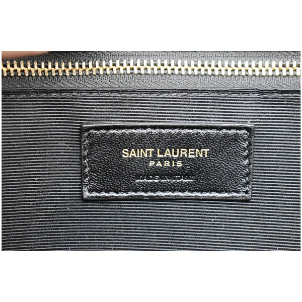 YVES SAINT LAURENT Large Envelope Mix Matelasse Grain De Poudre Chain Shoulder Bag Black
