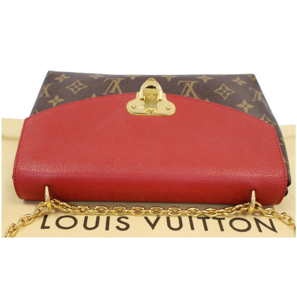 Louis Vuitton Saint Placide Monogram Canvas Crossbody Bag red and brown