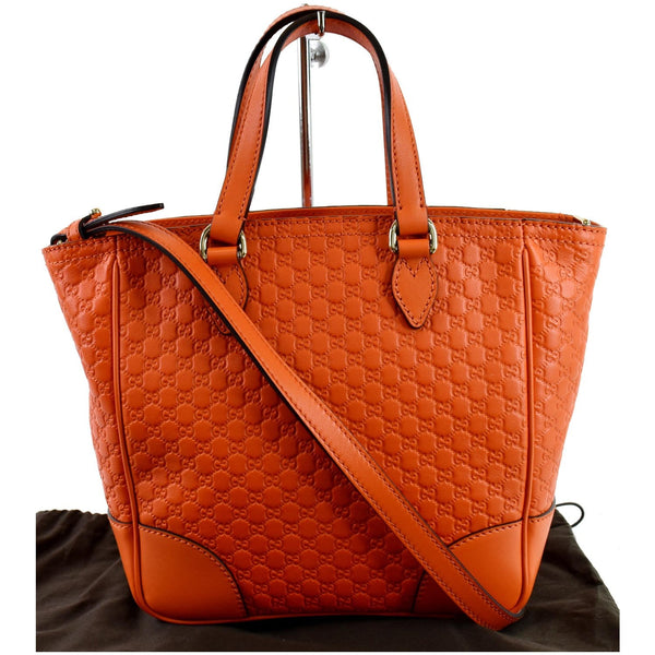 GUCCI Small Bree GG Guccissima Leather Crossbody Bag Orange 449241