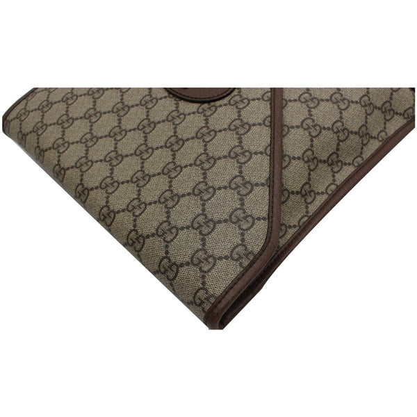 GUCCI Neo Vintage Medium GG Supreme Canvas Messenger Bag Beige 598604