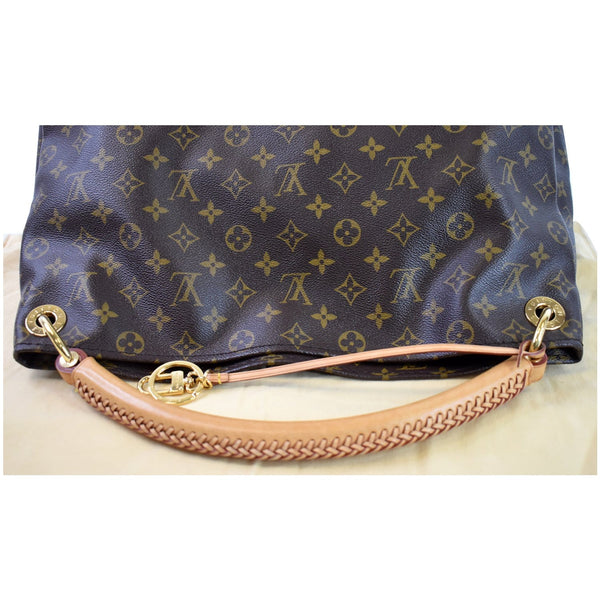 LOUIS VUITTON Artsy MM Monogram Canvas Shoulder Bag Brown