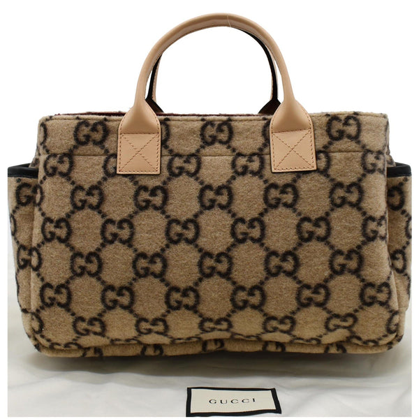 GUCCI Children's GG Supreme Wool Tote Bag Beige 686159