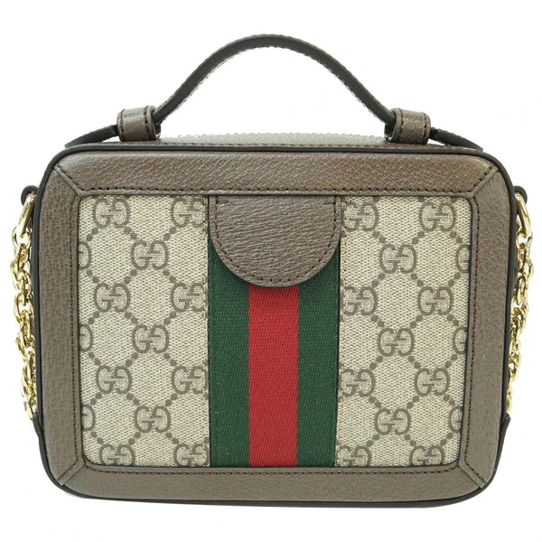 GUCCI Ophidia GG Mini Supreme Shoulder Bag Beige/Ebony 602576