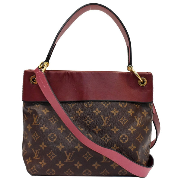 LOUIS VUITTON Tuileries Besace Monogram Canvas Shoulder Bag Rose Bruyere