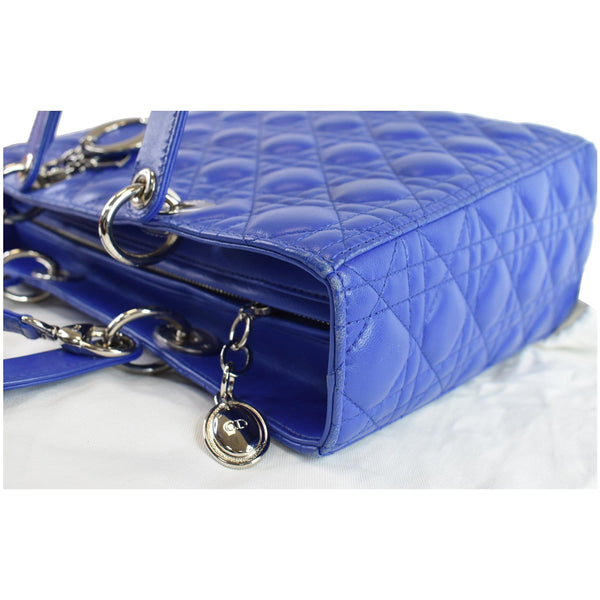 Christian Dior Large Lady Dior Leather Handbag