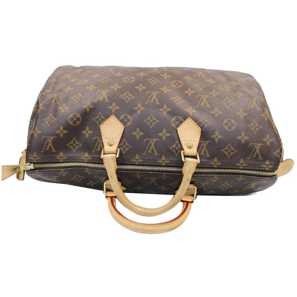 Louis Vuitton Speedy 40 Monogram Canvas Bag with straps