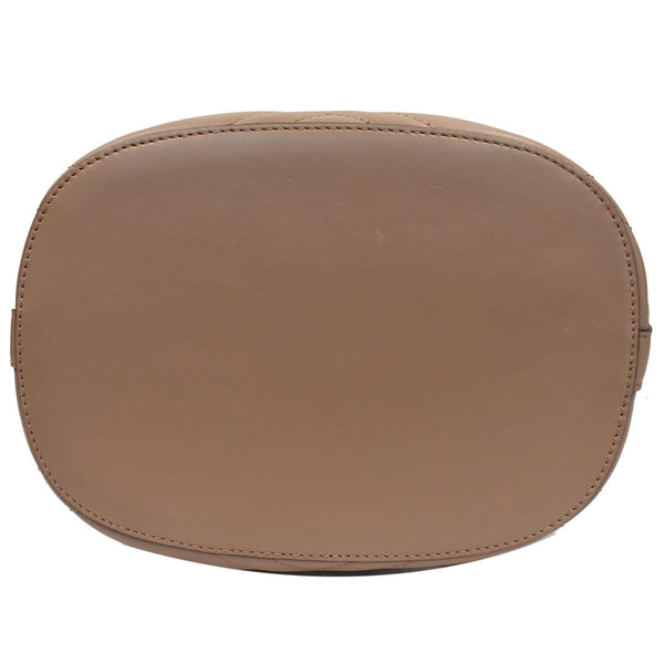 GUCCI Matelasse GG Marmont Quilted Bucket Shoulder Bag Nude 476674