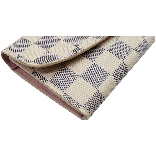 Louis Vuitton Emilie Damier Azur Wallet - right corner