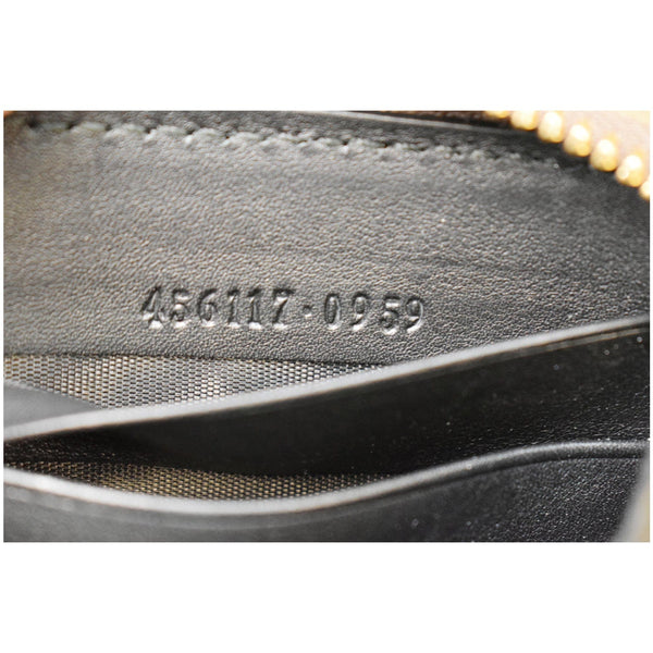 Gucci GG Marmont Python Leather Zip Around Wallet