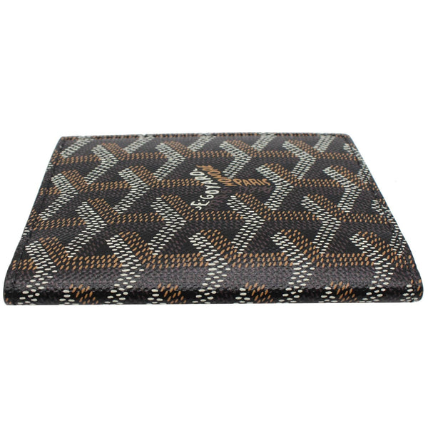 GOYARD Bi-Fold Coated Canvas Wallet Black