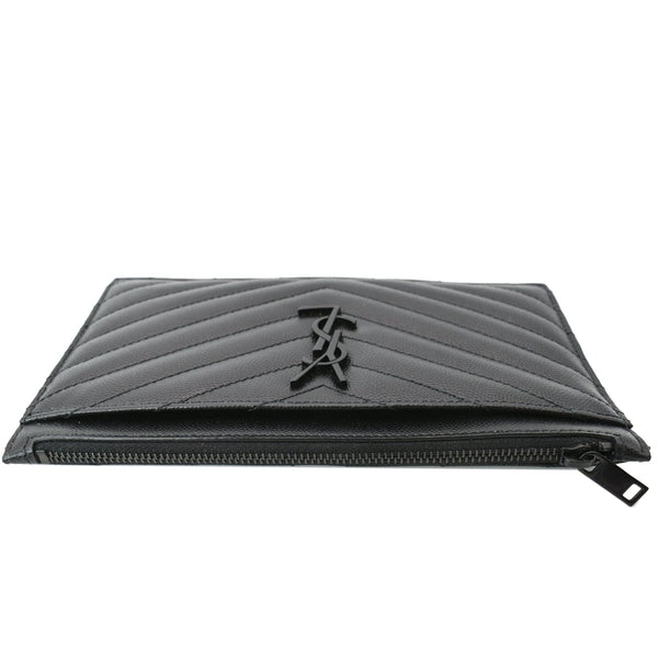 Yves Saint Laurent Matelasse Bill Grain De Poudre Zip Pouch