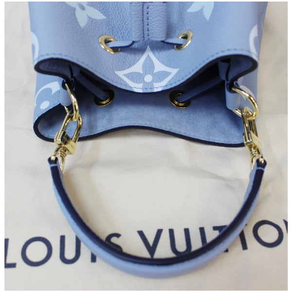 LOUIS VUITTON NeoNoe BB Monogram Empreinte Shoulder Bag Summer Blue