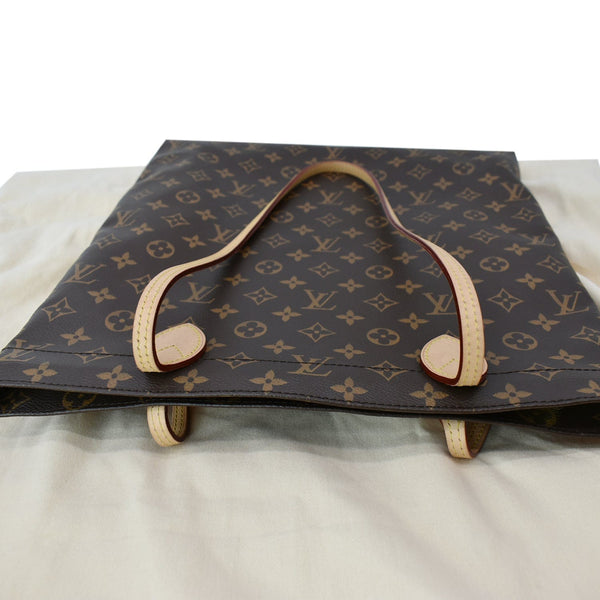 Louis Vuitton Carry it Monogram Canvas Shoulder Bag Brown