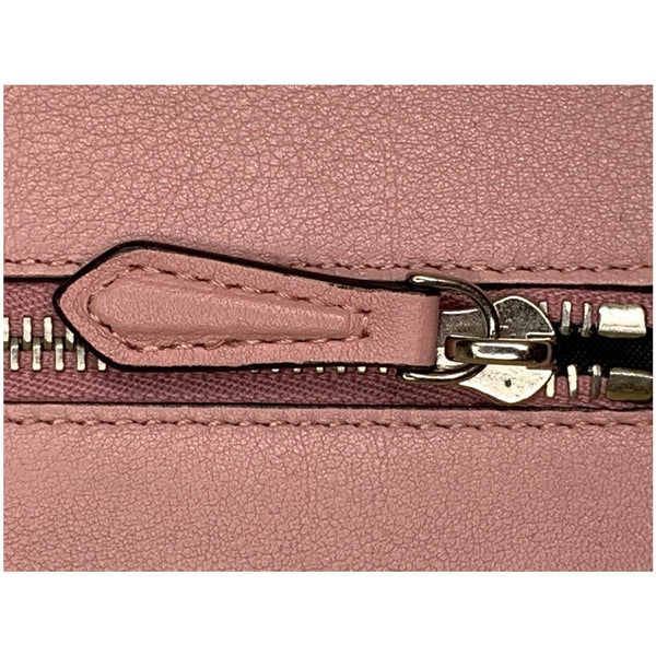 FENDI Dotcom Quilted Lambskin Zippy Pochette Pink - Last Call