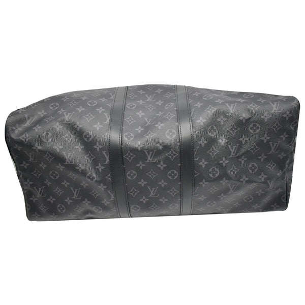 Louis Vuitton Keepall 55 Bandouliere Monogram Travel Bag - bottom
