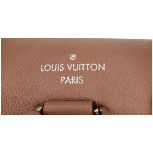 LOUIS VUITTON Lockme Calfskin Leather Backpack Salmon