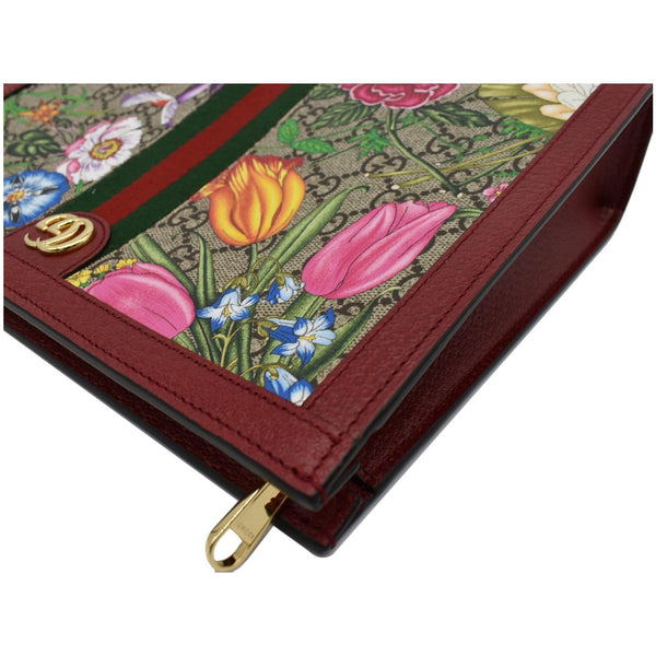 Gucci Ophidia GG Floral Canvas Pouch Bag - side preview