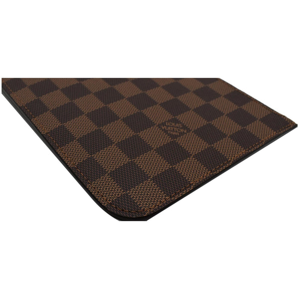 Louis Vuitton Neverfull MM Damier Ebene wristlet Pouch