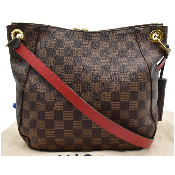 LOUIS VUITTON South Bank Besace Damier Ebene Crossbody Bag Brown