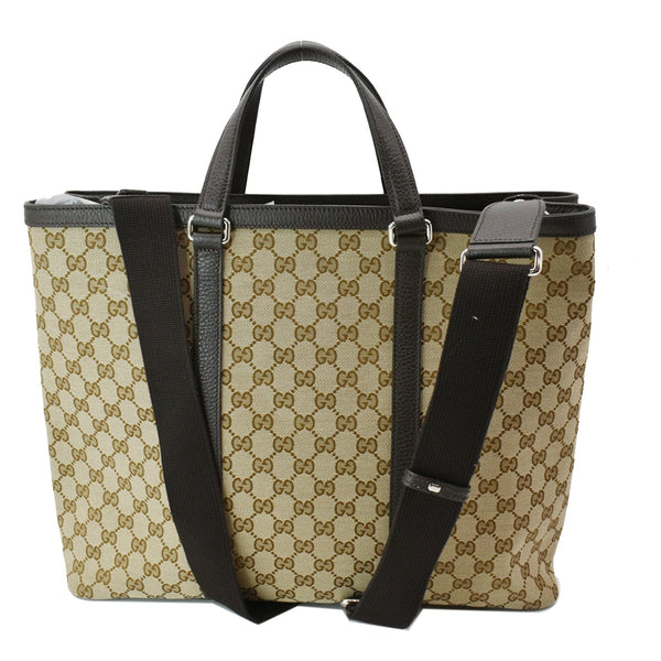 GUCCI Borsa Donna Large GG Canvas Tote Bag Beige 449169