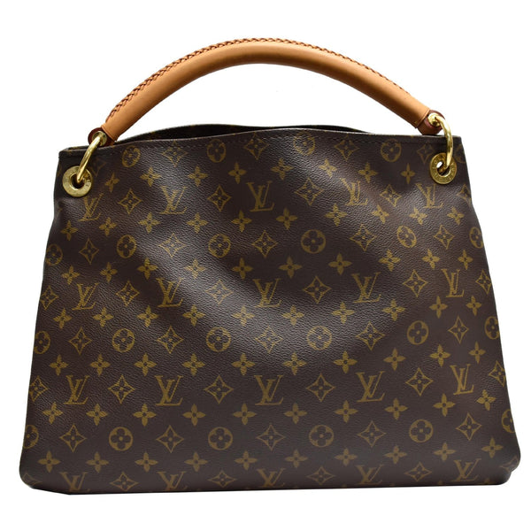 LOUIS VUITTON Artsy MM Monogram Canvas Shoulder Bag Brown