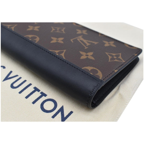 LOUIS VUITTON Brazza Monogram Macassar Wallet Brown