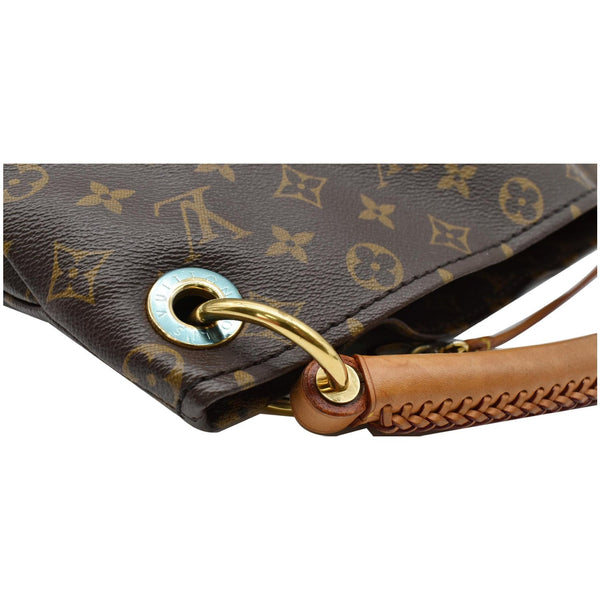 LOUIS VUITTON Artsy MM Monogram Canvas Hobo Bag Brown