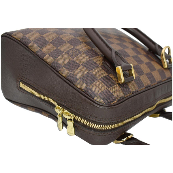 LOUIS VUITTON Brera Damier Ebene Satchel Bag Brown