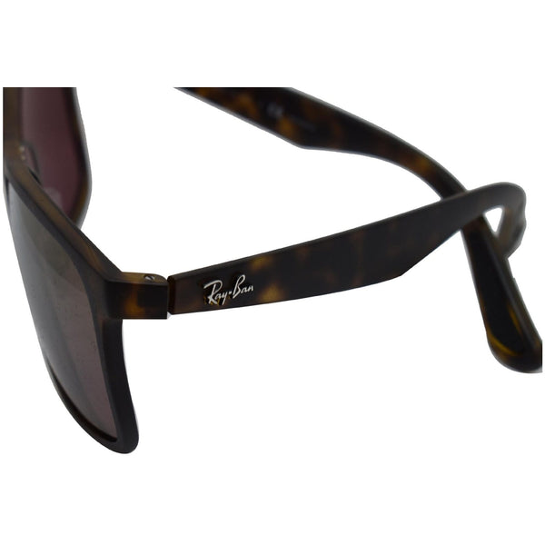Ray-Ban Sunglasses Havana Frame & Purple/Gold Lens