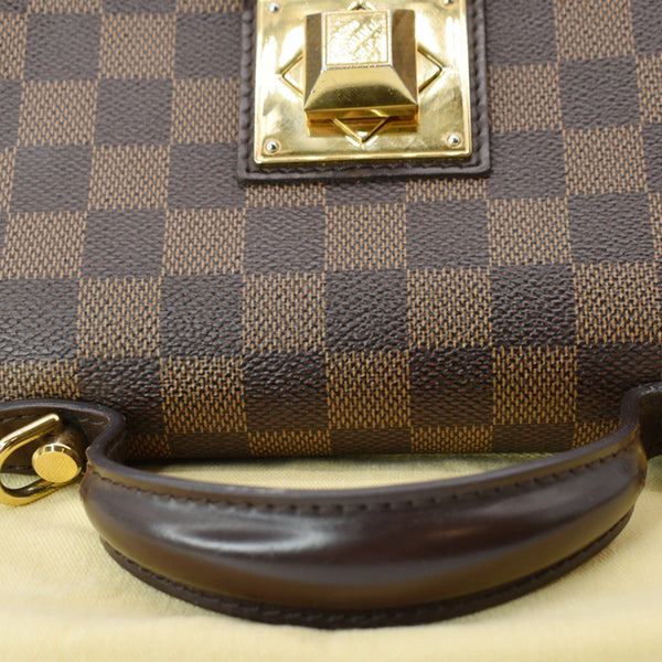 LOUIS VUITTON Bergamo PM Damier Ebene Shoulder Bag Brown