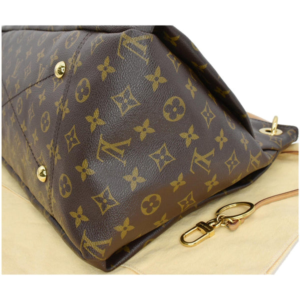 LOUIS VUITTON Artsy MM Monogram Canvas Hobo Bag Brown
