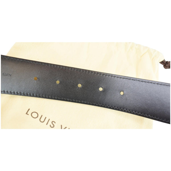 Louis Vuitton LV Initiales Damier Graphite Belt - reverse side
