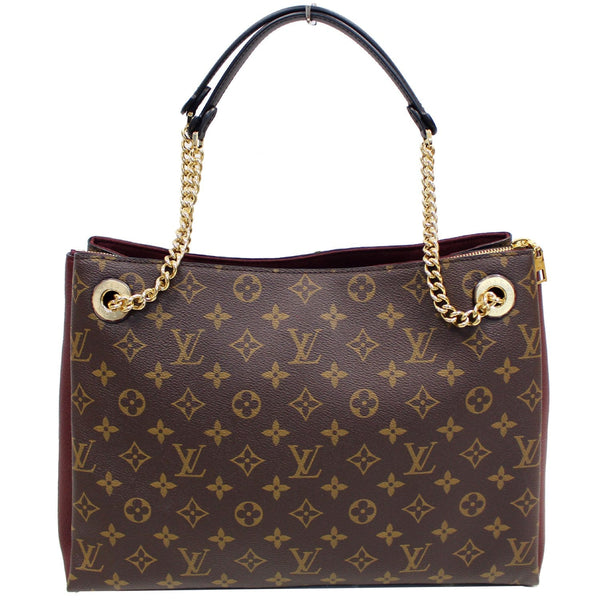 LOUIS VUITTON Surene MM Monogram Canvas Shoulder Bag Bordeaux