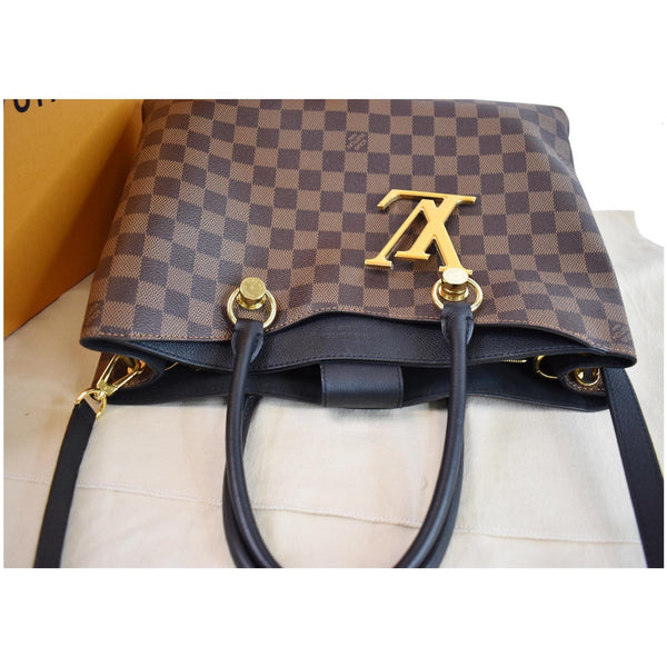 LOUIS VUITTON LV Riverside Damier Ebene Shoulder Bag Noir