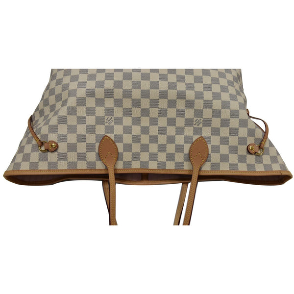 LOUIS VUITTON Neverfull GM Damier Azur Tote Bag Rose Ballerine