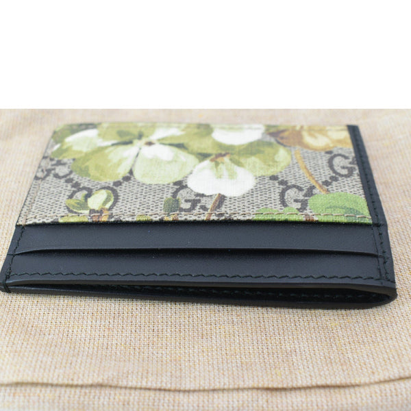 GUCCI Blooms GG Supreme Monogram Card Case Beige | DDH