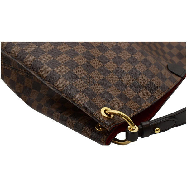 LOUIS VUITTON Graceful MM Damier Ebene Shoulder Bag Brown