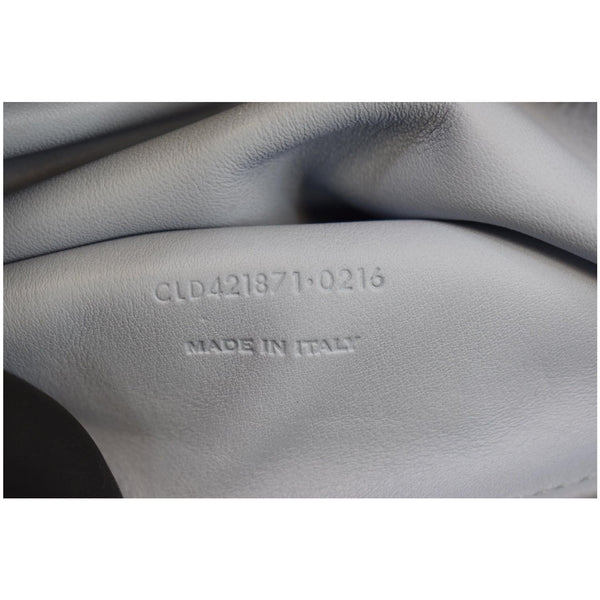 YVES SAINT LAURENT Cabas Baby Leather Tote Shoulder Bag Light Blue