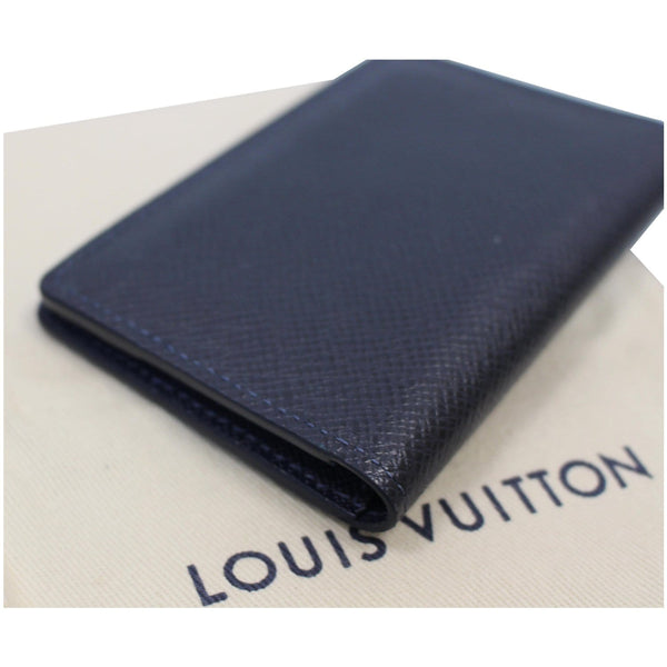 close look LV Organizer Card Case Holder Taiga Wallet