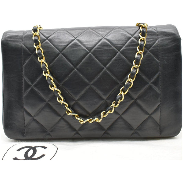 Chanel Diana Flap Quilted Lambskin Leather Shoulder Bag
