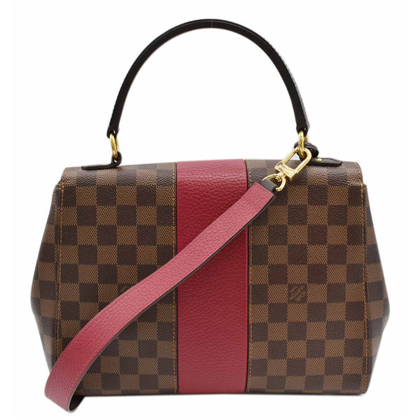 LOUIS VUITTON Bond Street MM Damier Canvas Crossbody Bag Bordeaux
