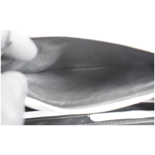 BALENCIAGA B Quilted Leather Wallet On Chain Crossbody Bag Silver - Last Call