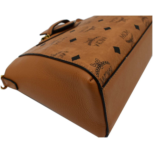 MCM Essential Small Visetos Crossbody Bag Cognac - Buy Now