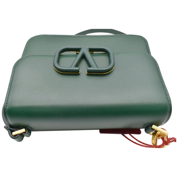 VALENTINO Garavani VSling Small Smooth Leather Shoulder Bag Green