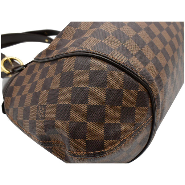LOUIS VUITTON Sistina GM Damier Ebene Shoulder Bag Brown