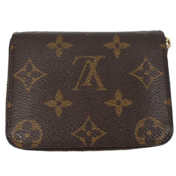 LOUIS VUITTON Monogram Canvas Zippy Coin Purse Brown