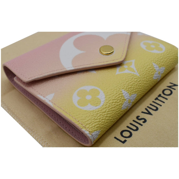 LOUIS VUITTON Monogram Victorine Pool Compact Wallet Pink
